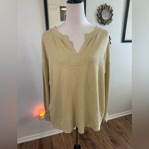 By Together Yellow Tone Oversized Top ☀️